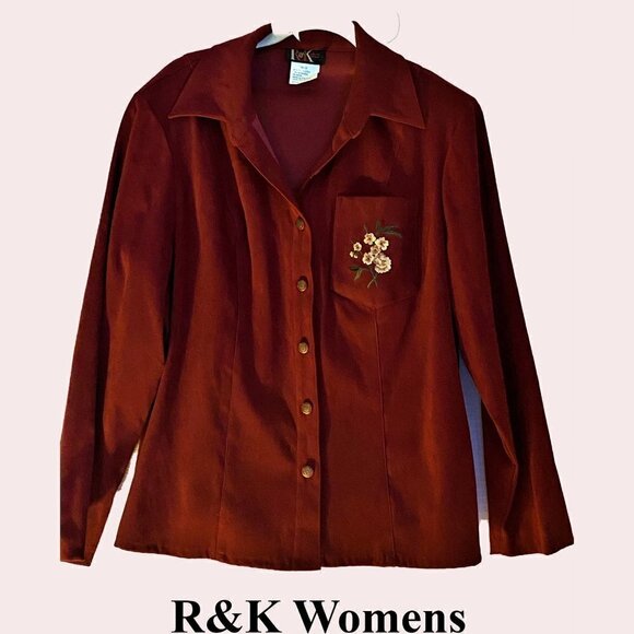 Previously Owned Excellent Condition R&K Women's Velvet Like Blazer - Picture 3 of 8